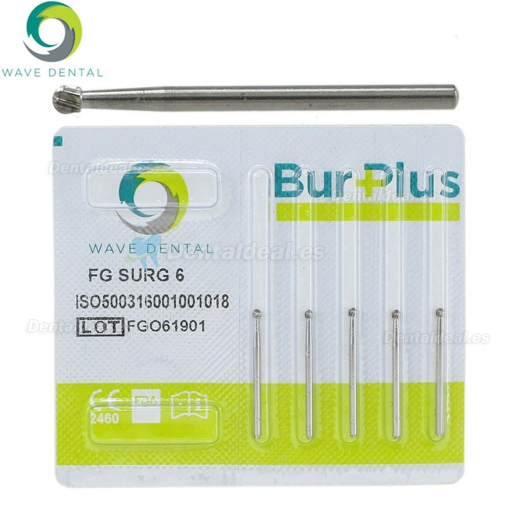 10Pcs FG Surgical Length 6 Burs Dental Friction Grip Shank Carbide Surgical Bur